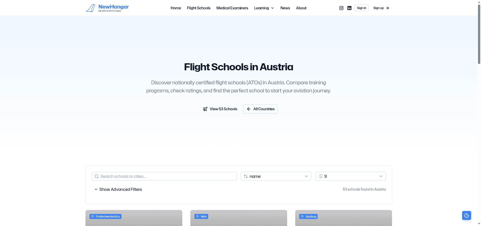 Find Flight Schools in Austria: Complete ATO Directory