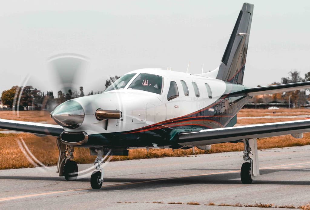 EASA flight school training aircraft on the runway