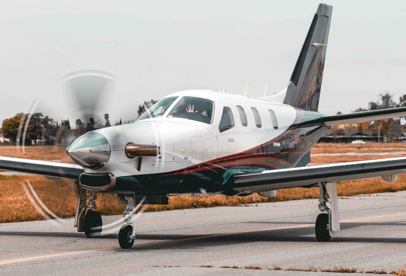 EASA flight school training aircraft on the runway