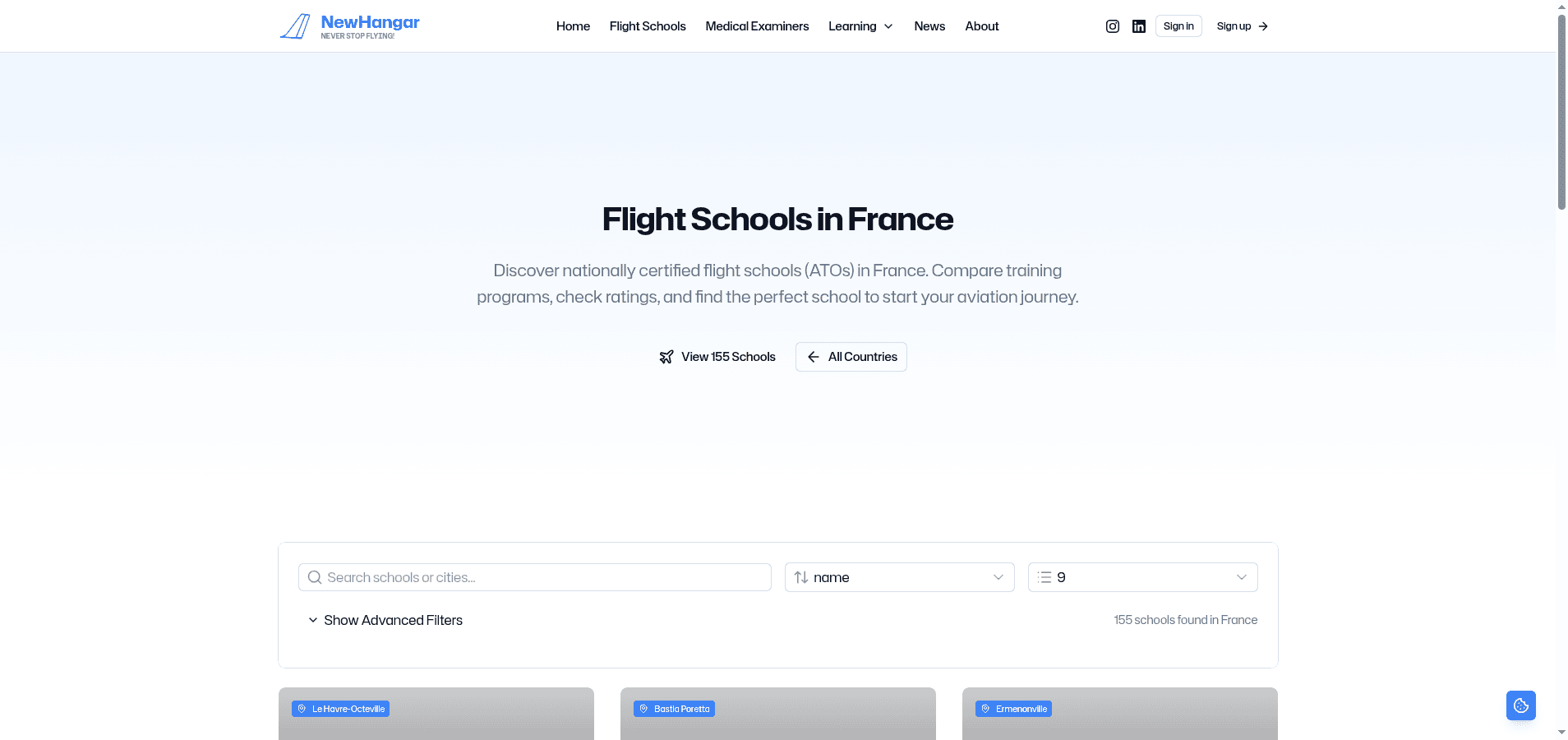 Find Flight Schools in France: Complete ATO Directory